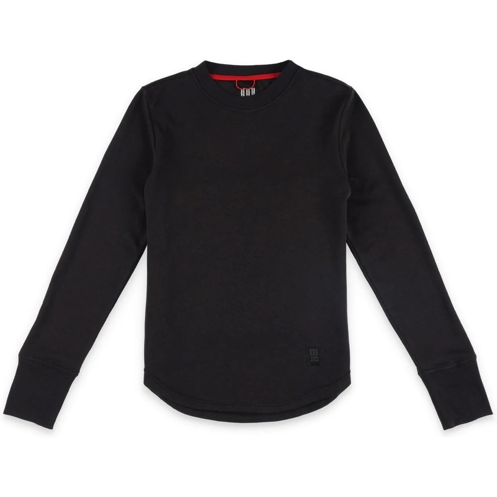 Topo Designs Women’s Tech Knit Long-Sleeve T-Shirt, Black